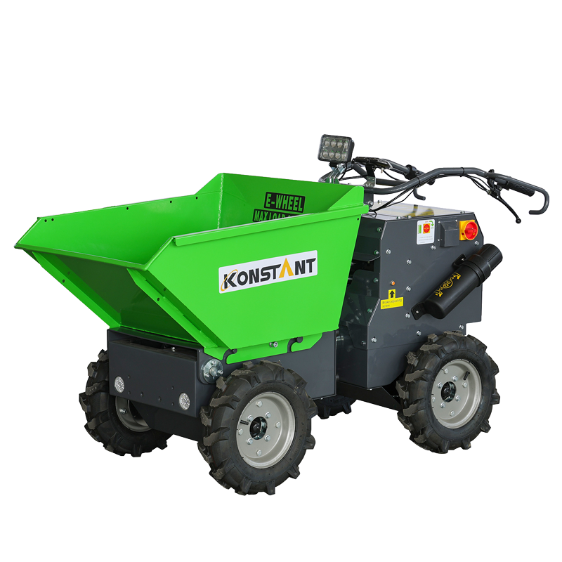 Elektrikli Tekerlek Barrow Mini Dampper Hidrostatik Sistemi ve Direksiyon Kalıbası Eklemi
